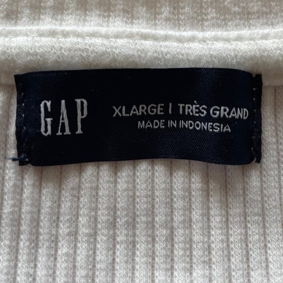 GAP Puff Sleeves Rib T-Shirt - EUC - Picture 5 of 8